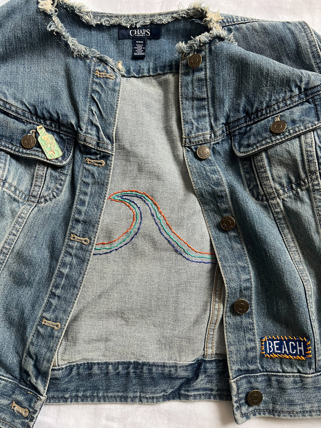 Beach Vibes Denim Jacket