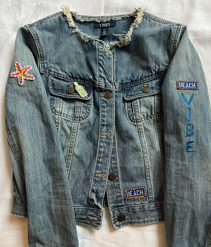 Beach Vibes Denim Jacket