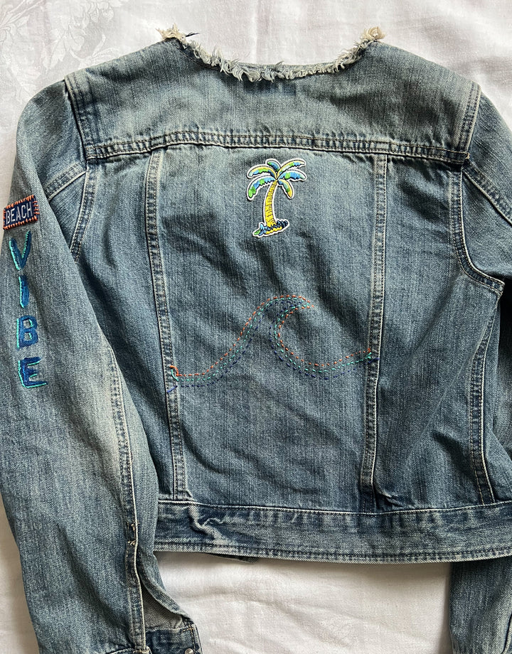 Beach Vibes Denim Jacket